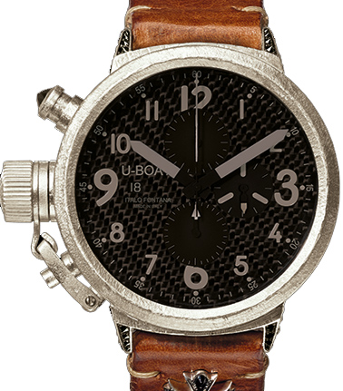 U-Boat Flightdeck 7287 CA 950 BK case Martellee Diamond 50 Replica watch